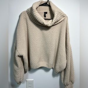 L Beige Sweater